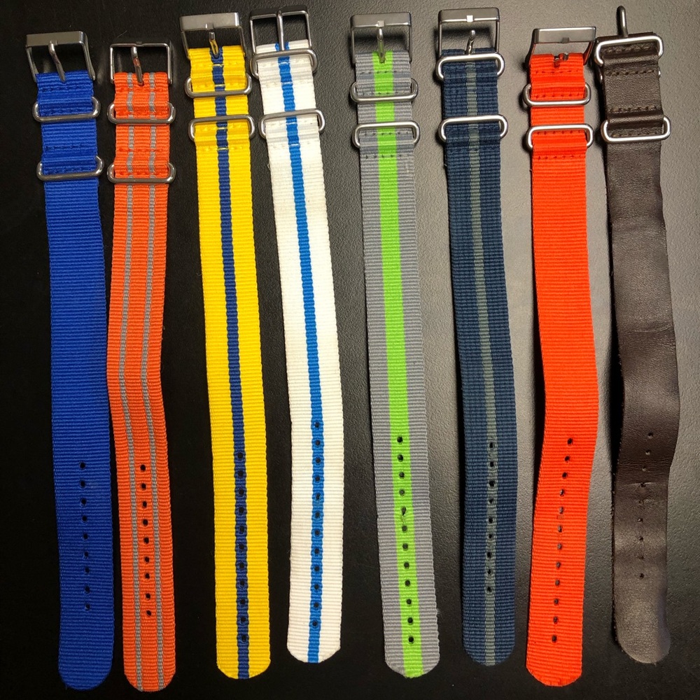 Set of 8 Adjustable Watch Straps Replacement
